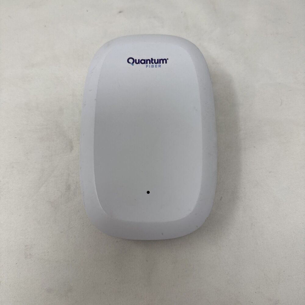 Quantum Fiber Q9500WK TRI-Band 360 WiFi Extender Compact White 2 Ethernet Ports